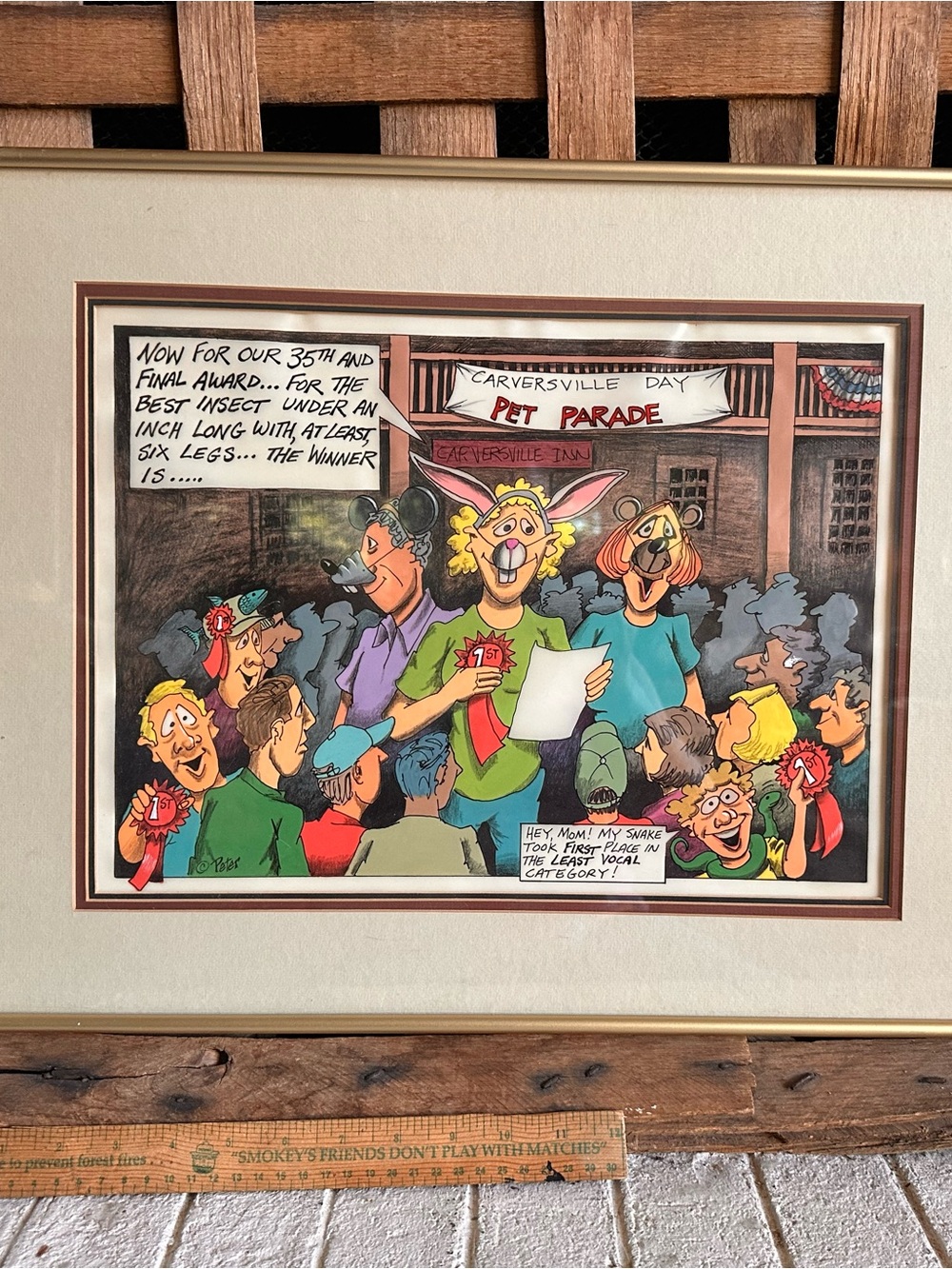 Vintage artwork Pet Parade by Peter Prints frames
